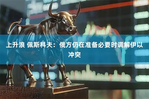 上升浪 佩斯科夫：俄方仍在准备必要时调解伊以冲突