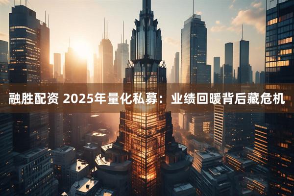 融胜配资 2025年量化私募：业绩回暖背后藏危机